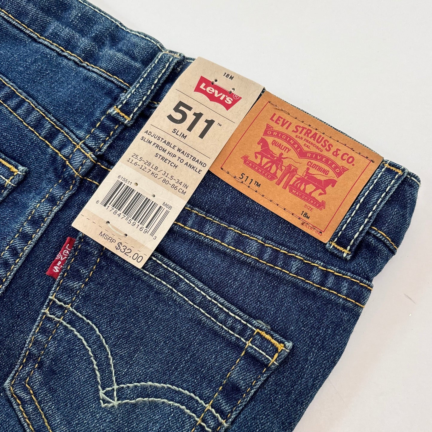 Levis Jeans (Size 12-18M)