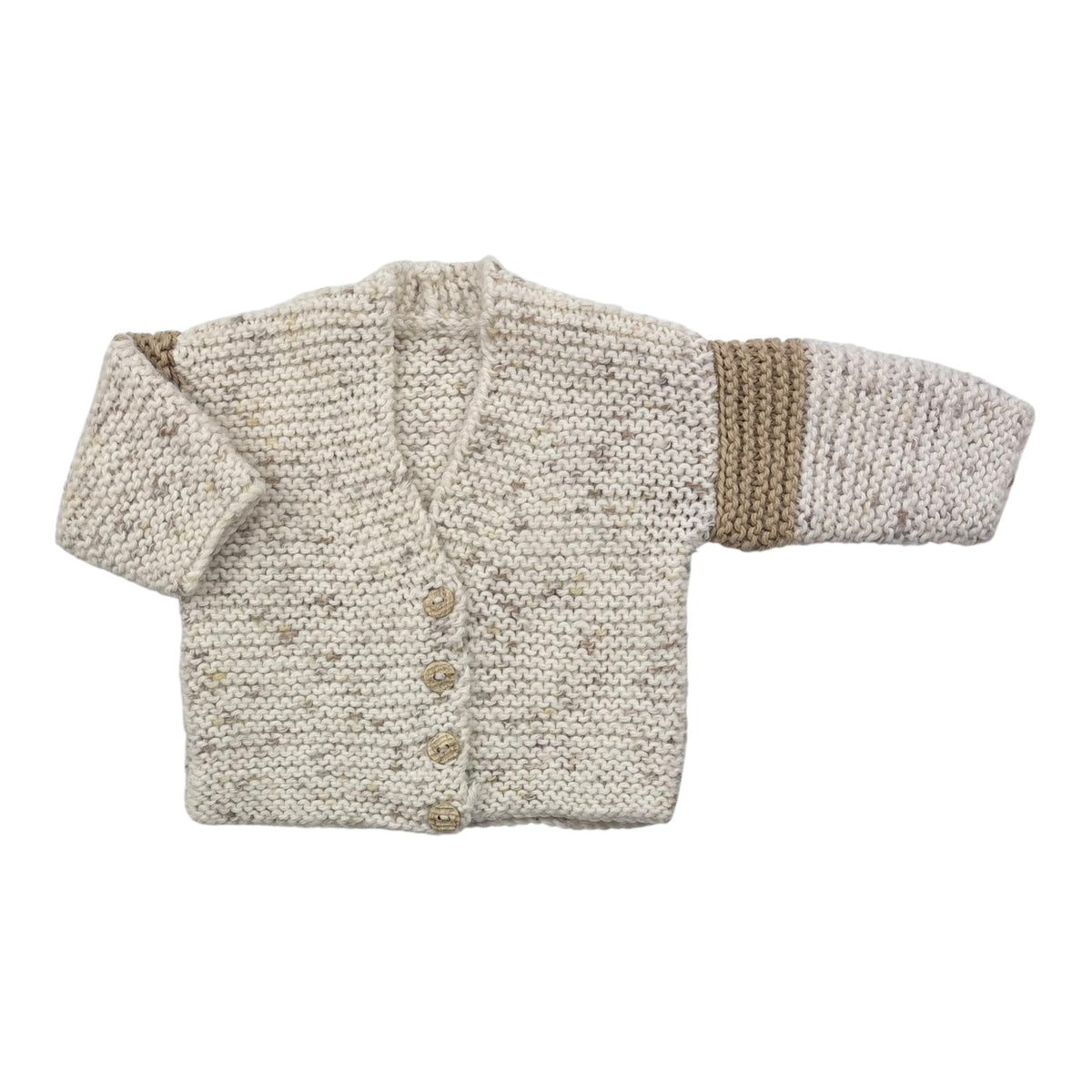 Handmade Knit Cardigan (Size NB)