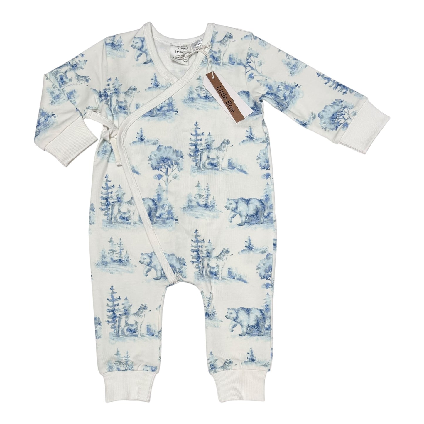 Little Bee/Dimples Fleece Onesie (Size 3-6M)