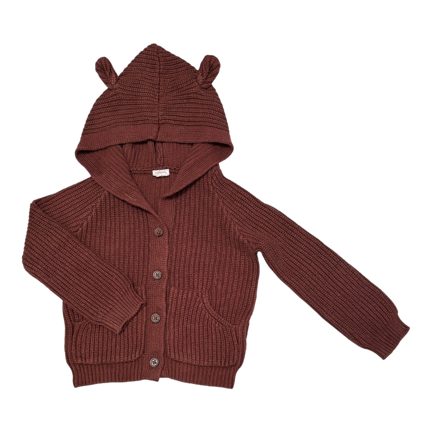 Jamie Kay Bear Knit Cardigan (Size 12-18M)