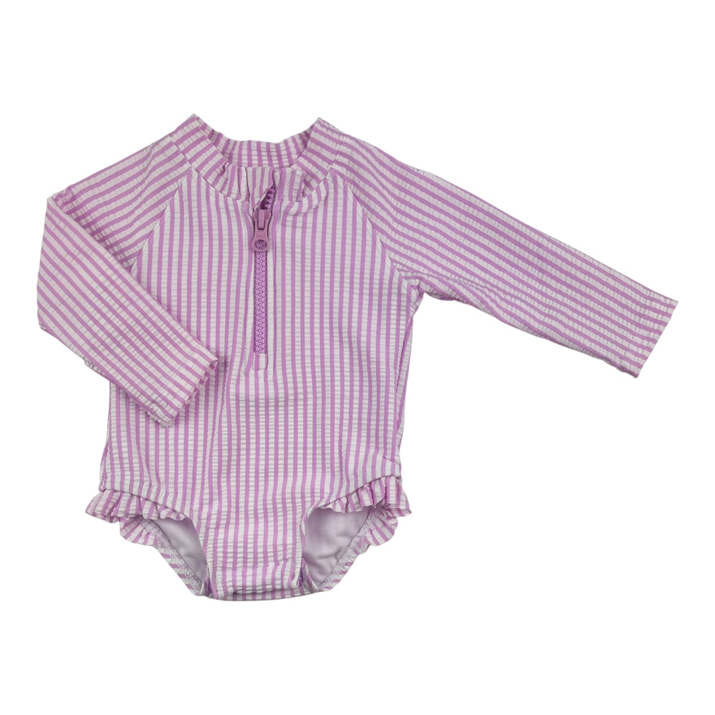 Stripe Swimsuit (Size 0-3M)