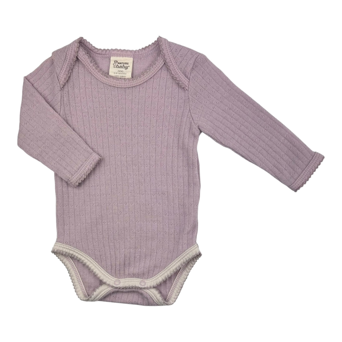 Nature Baby Merino Bodysuit (Size 0-3M)