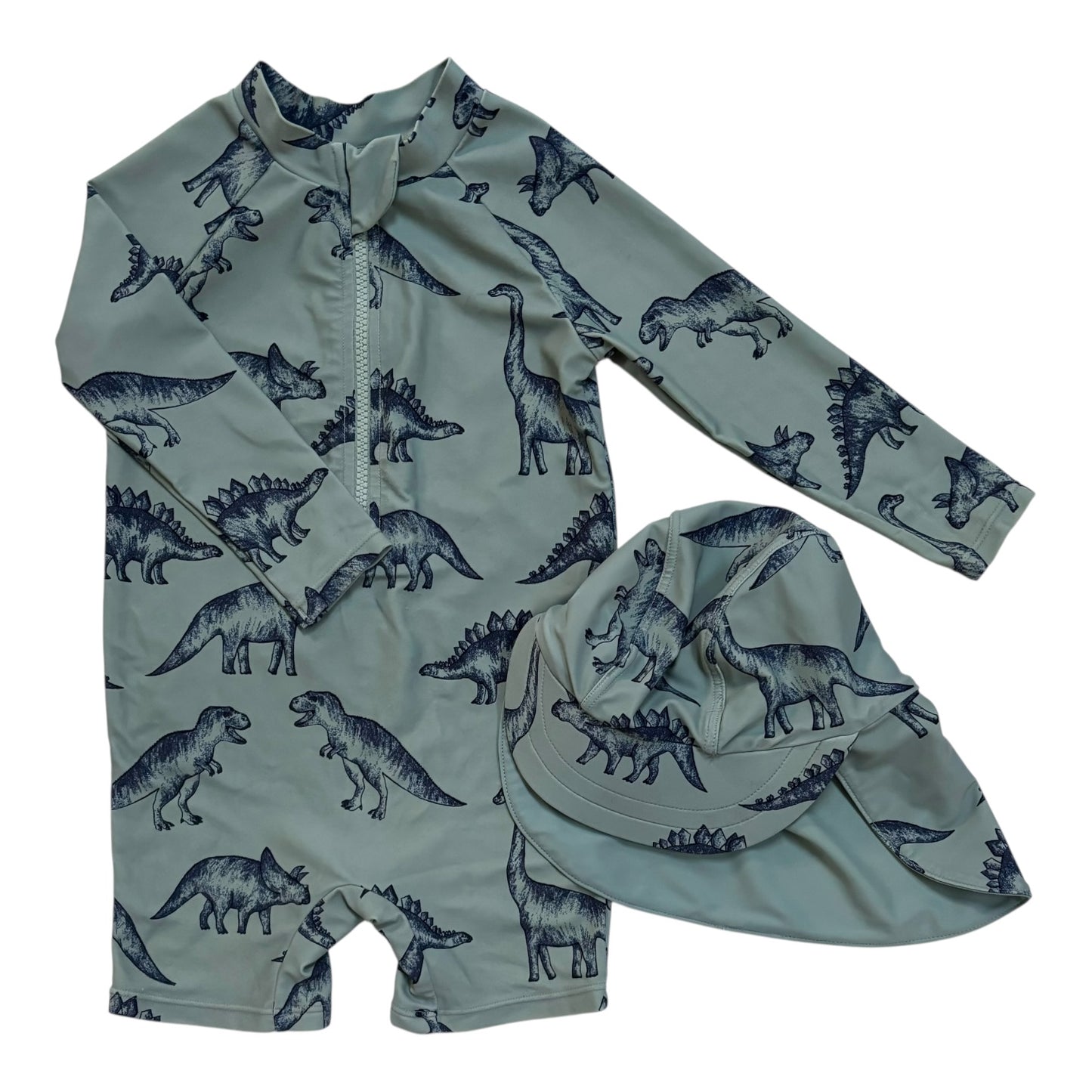 Target Swimsuit & Hat (Size 12-18M)