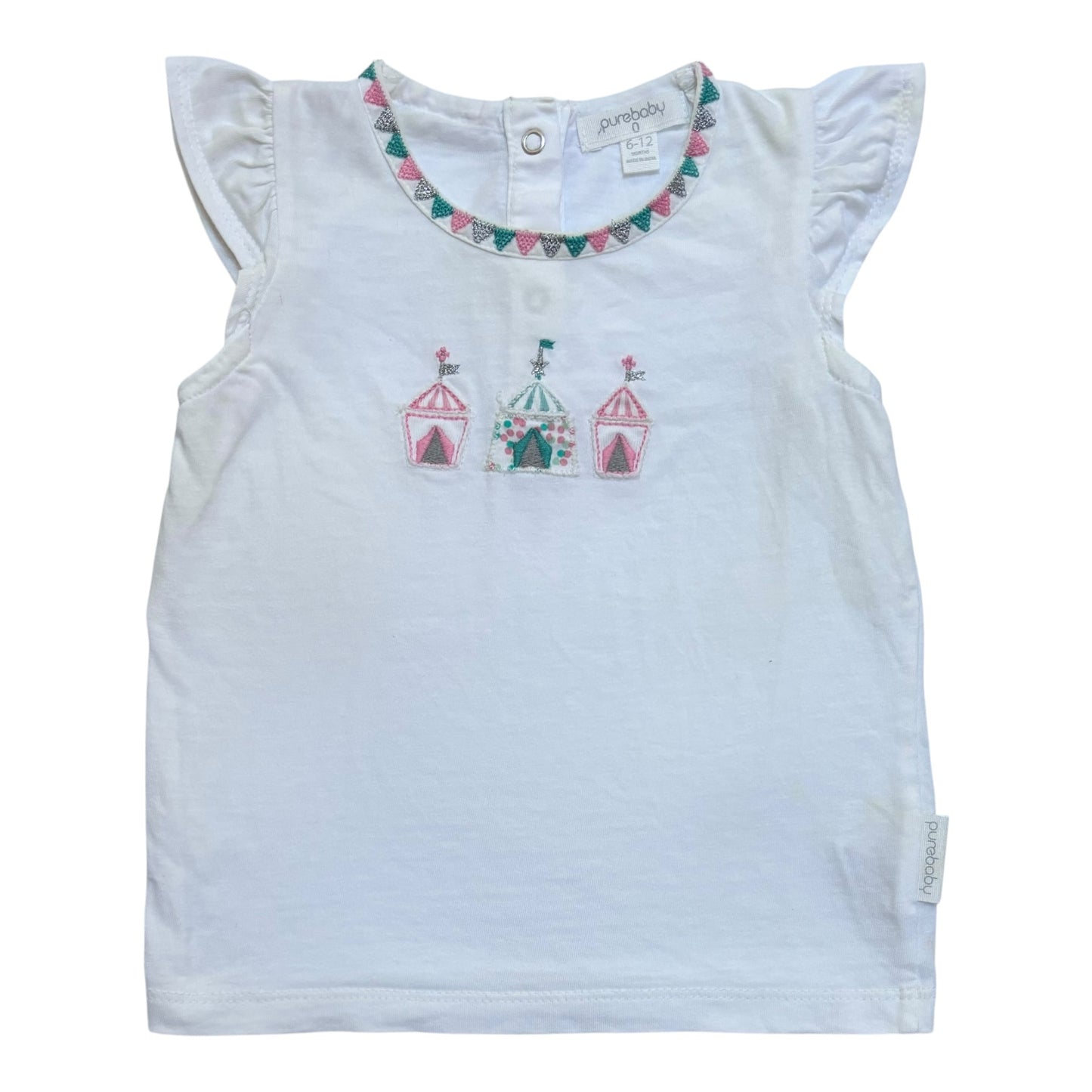 Purebaby Top (Size 6-12M)
