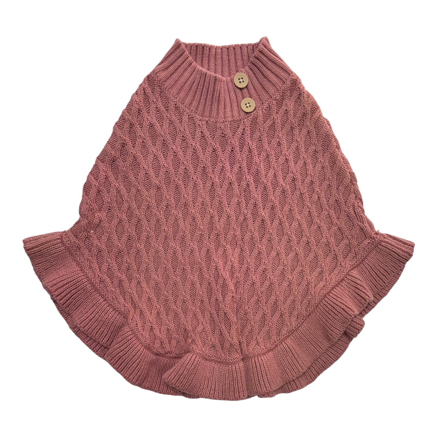 Teeny Weeny Knit Poncho (Size 12-18M)