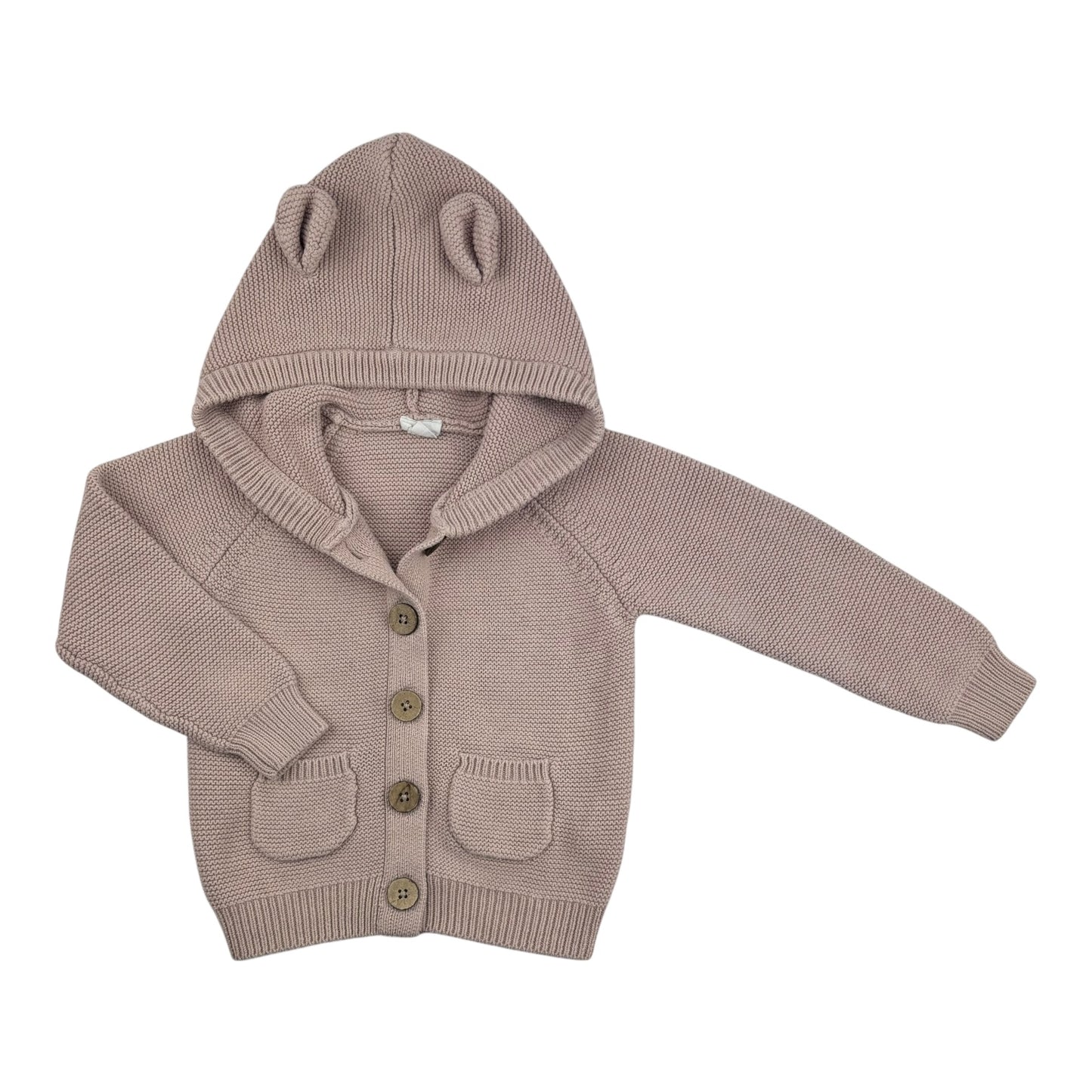 Jamie Kay Bear Knit Cardigan (Size 2Y)