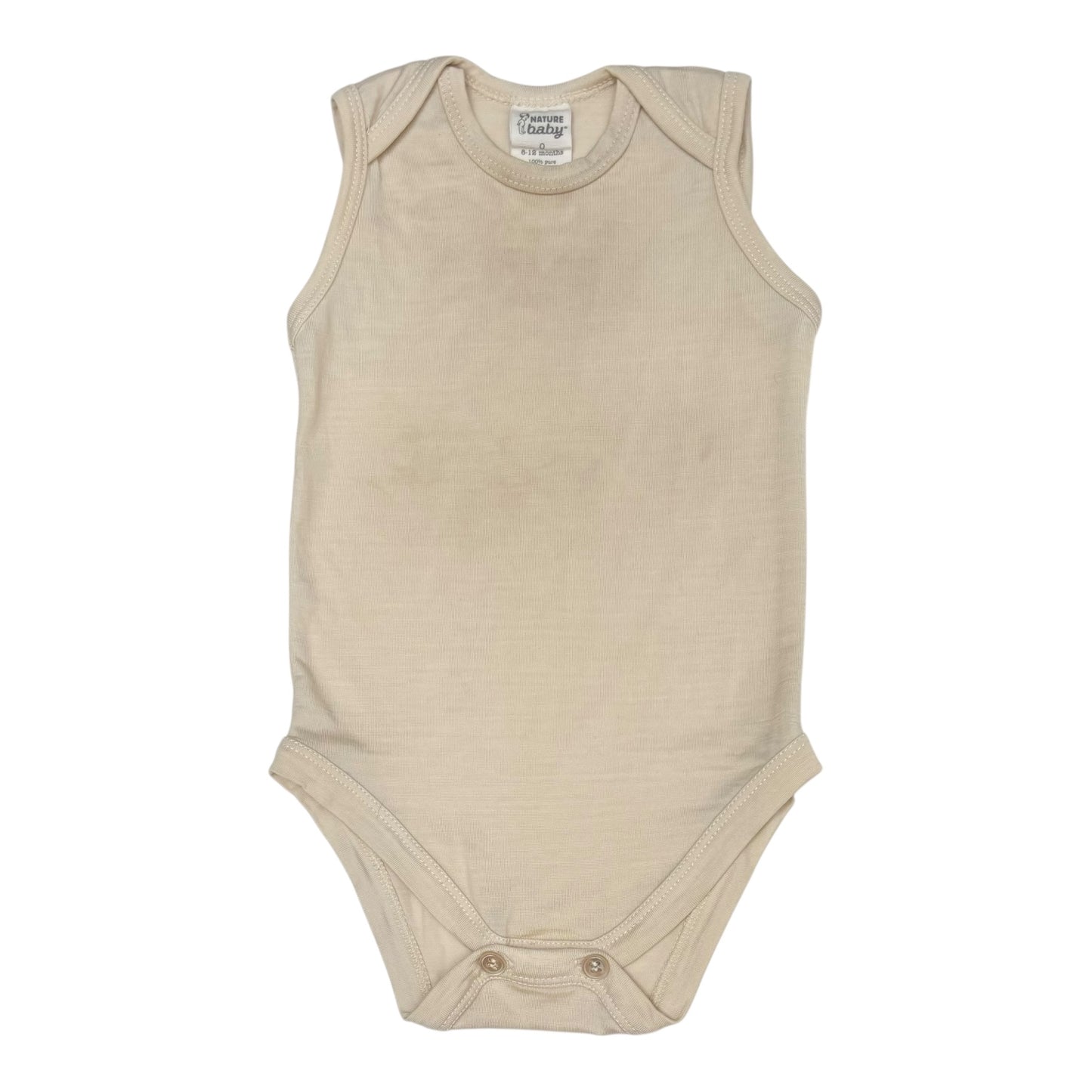 Nature Baby Merino Bodysuit (Size 6-12M)