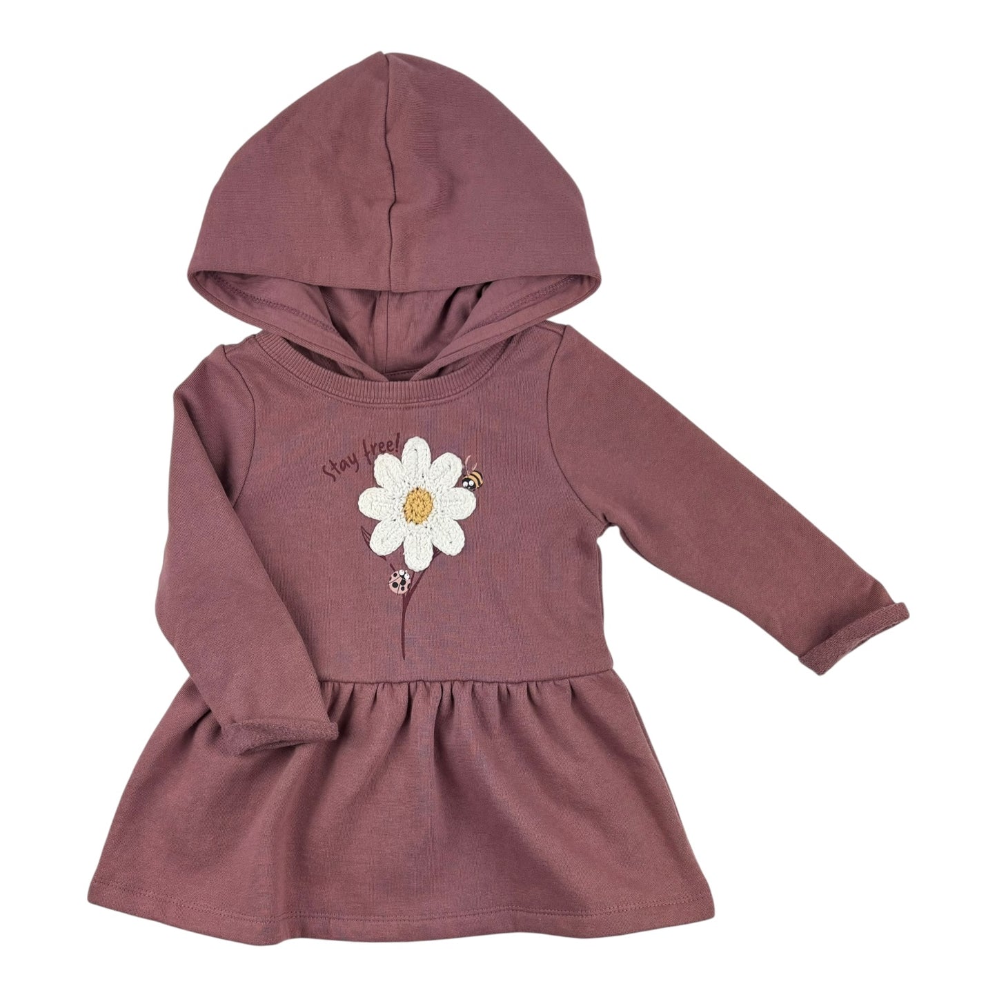 Teeny Weeny Fleece Dress (Size 6-12M)