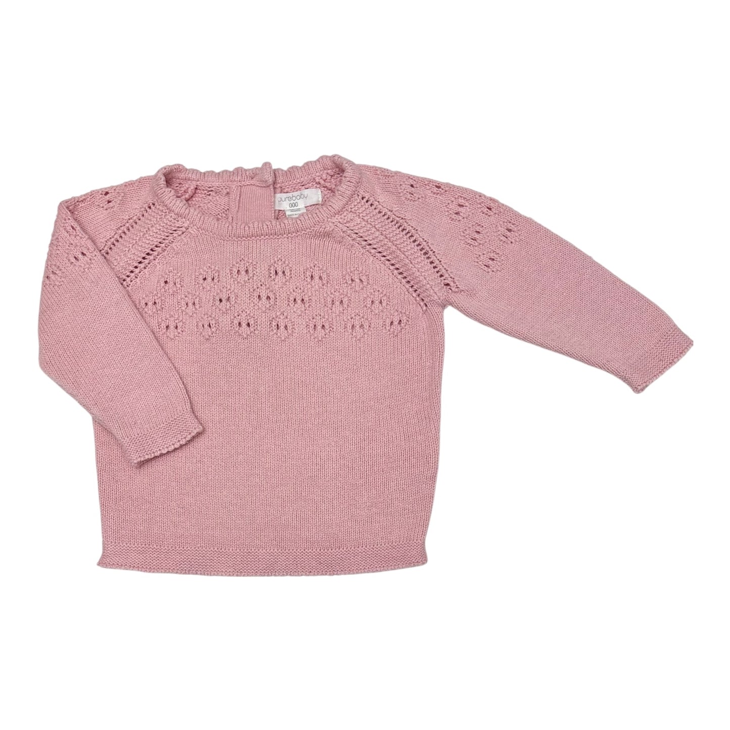 Purebaby Knit Jumper (Size 0-3M)