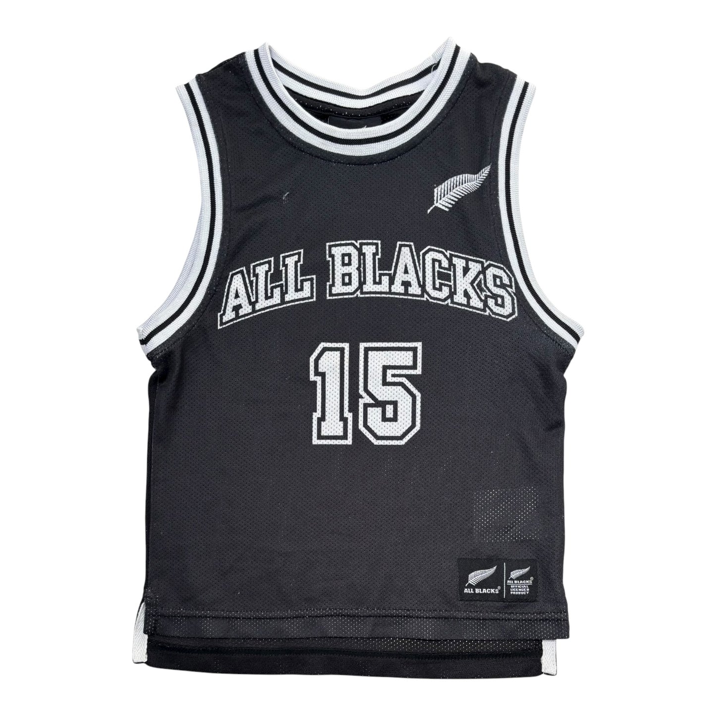 All Blacks Singlet (Size 4Y)