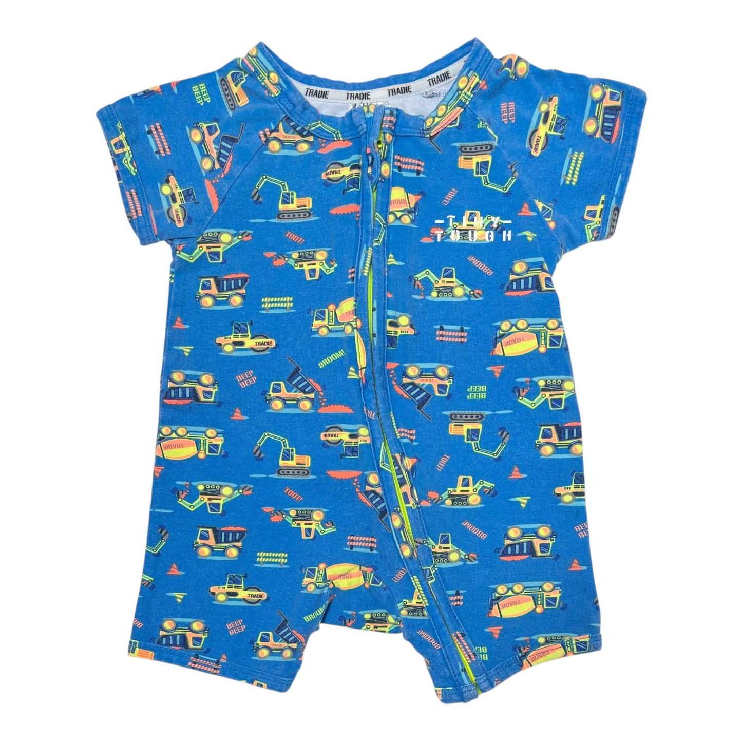 Tradie Romper (Size 3-6M)