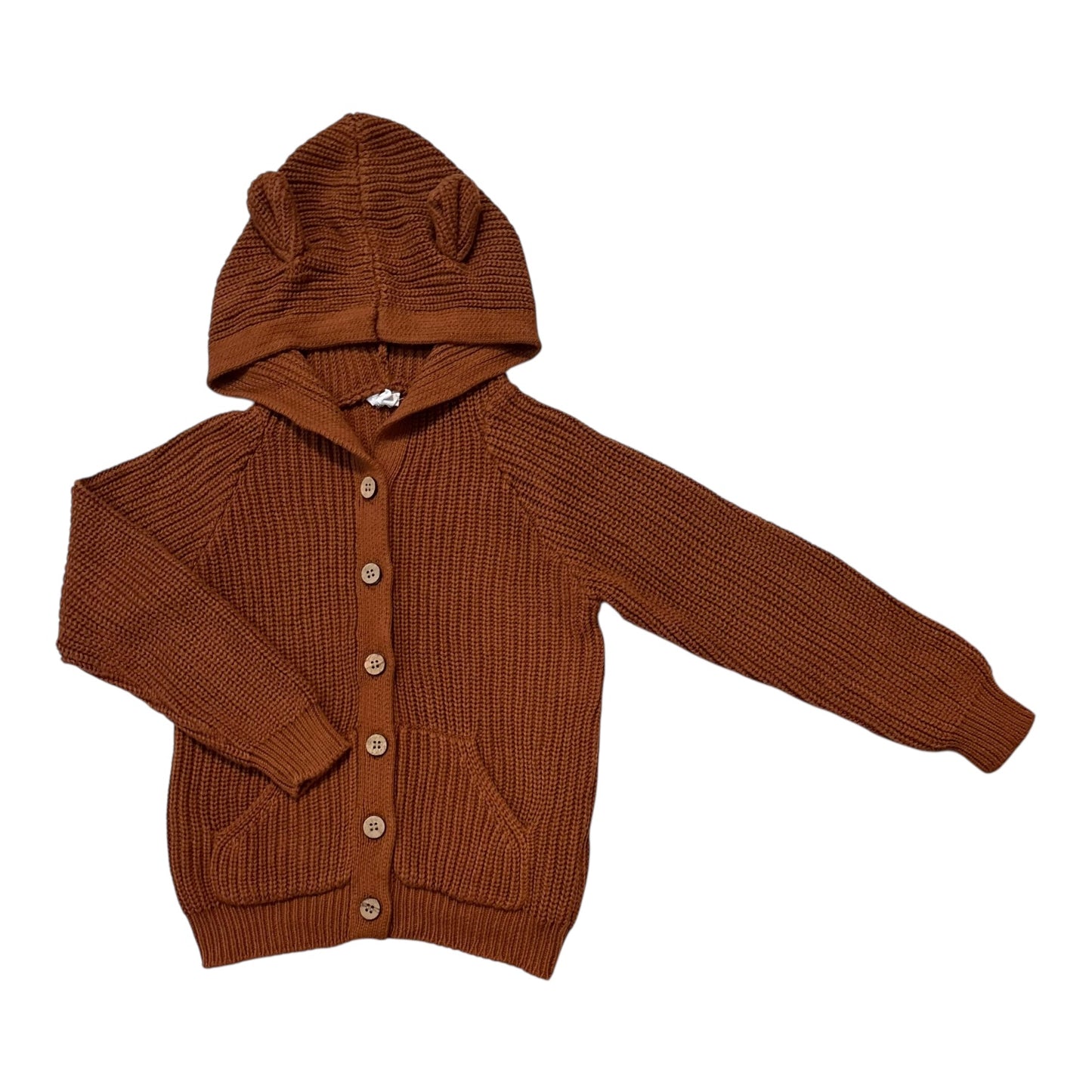 Jamie Kay Bear Knit Cardigan (Size 3Y)