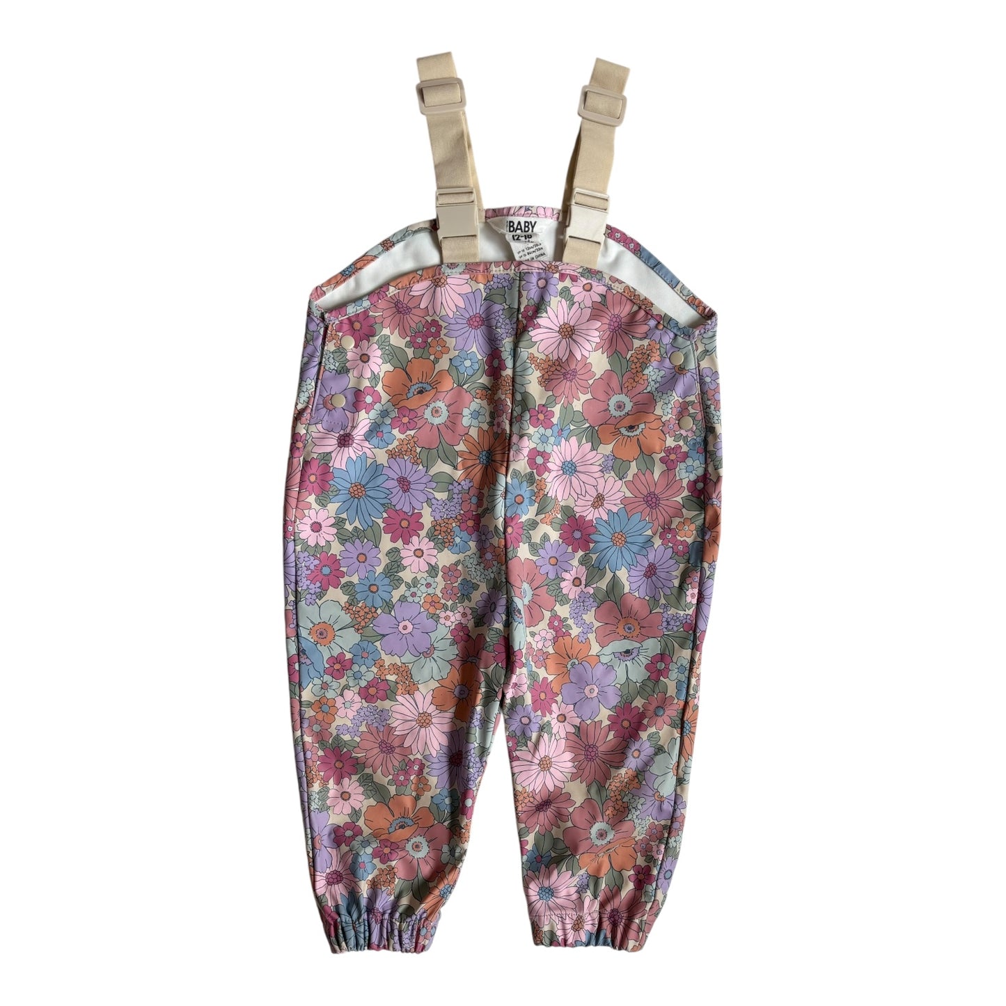 Cotton On Waterproof Overalls (Size 12-18M)