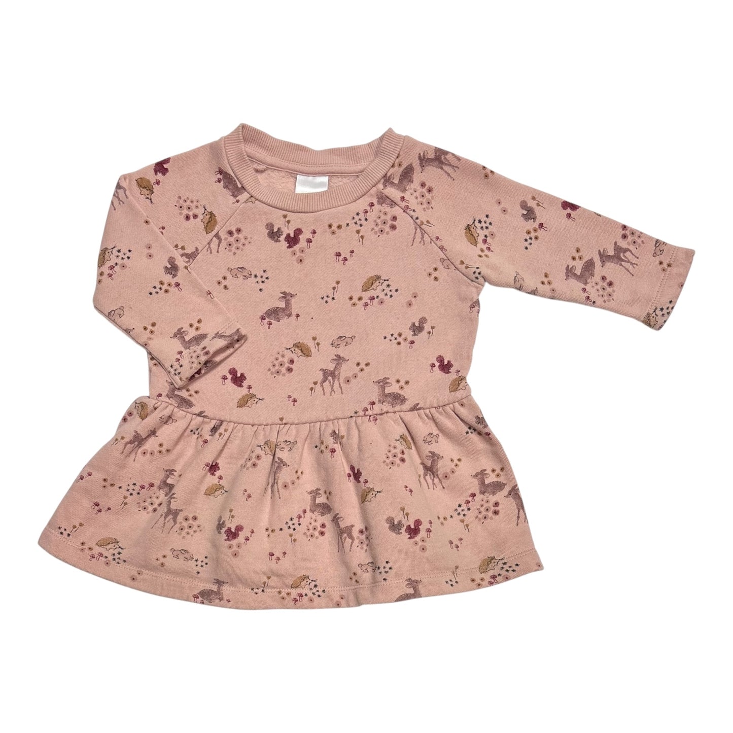 Teeny Weeny Fleece Dress (Size 6-12M)