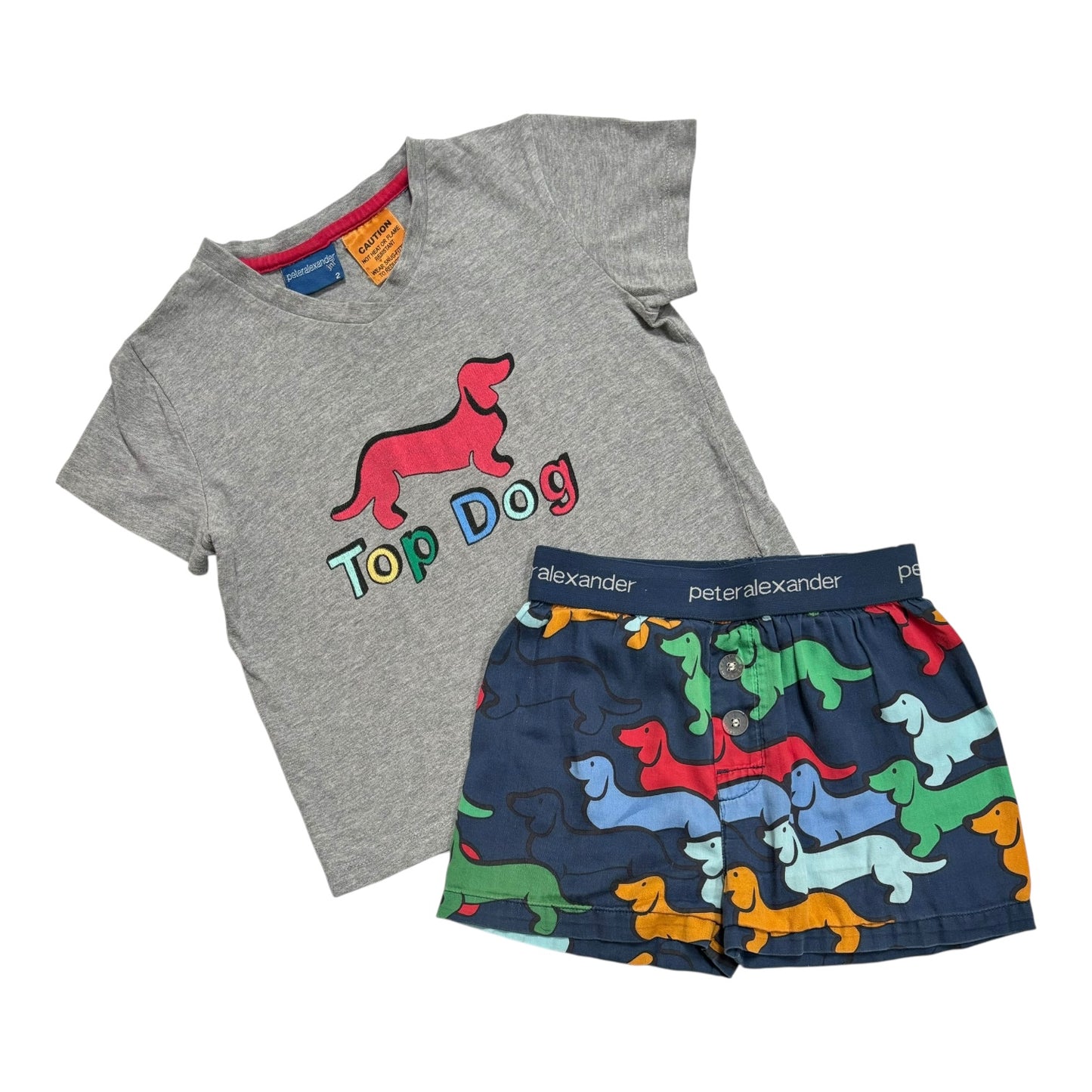 Peter Alexander Top & Shorts (Size 2Y)