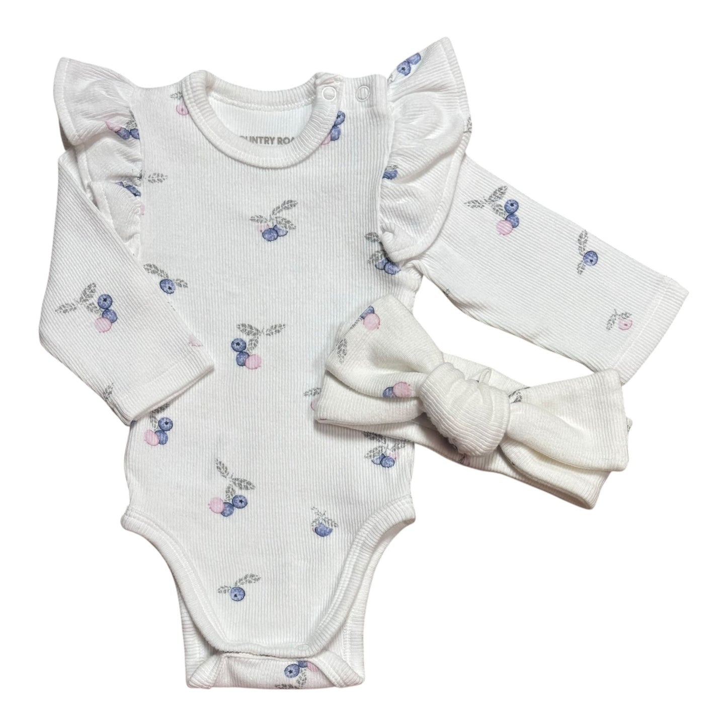 Country Road Bodysuit & Headband (Size NB)