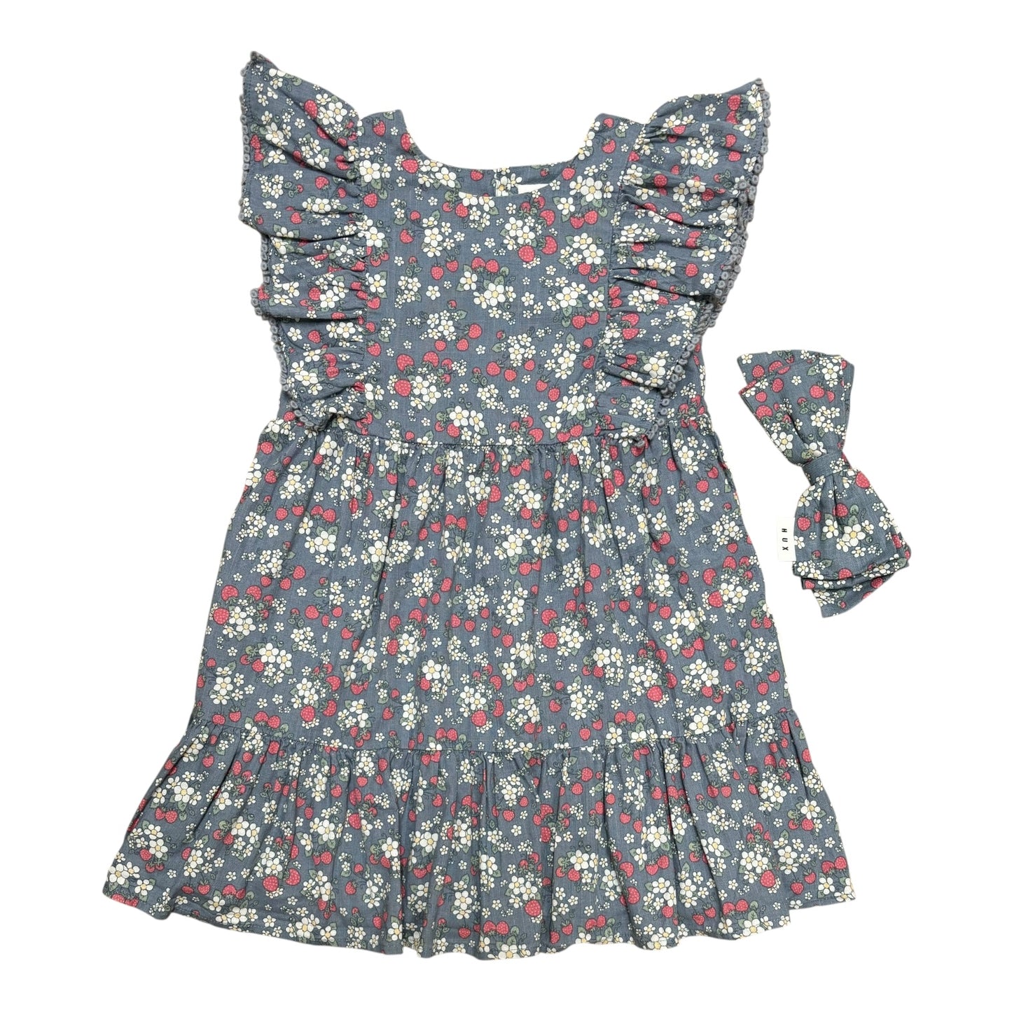 Huxbaby Dress & Hairclip (Size 4Y)