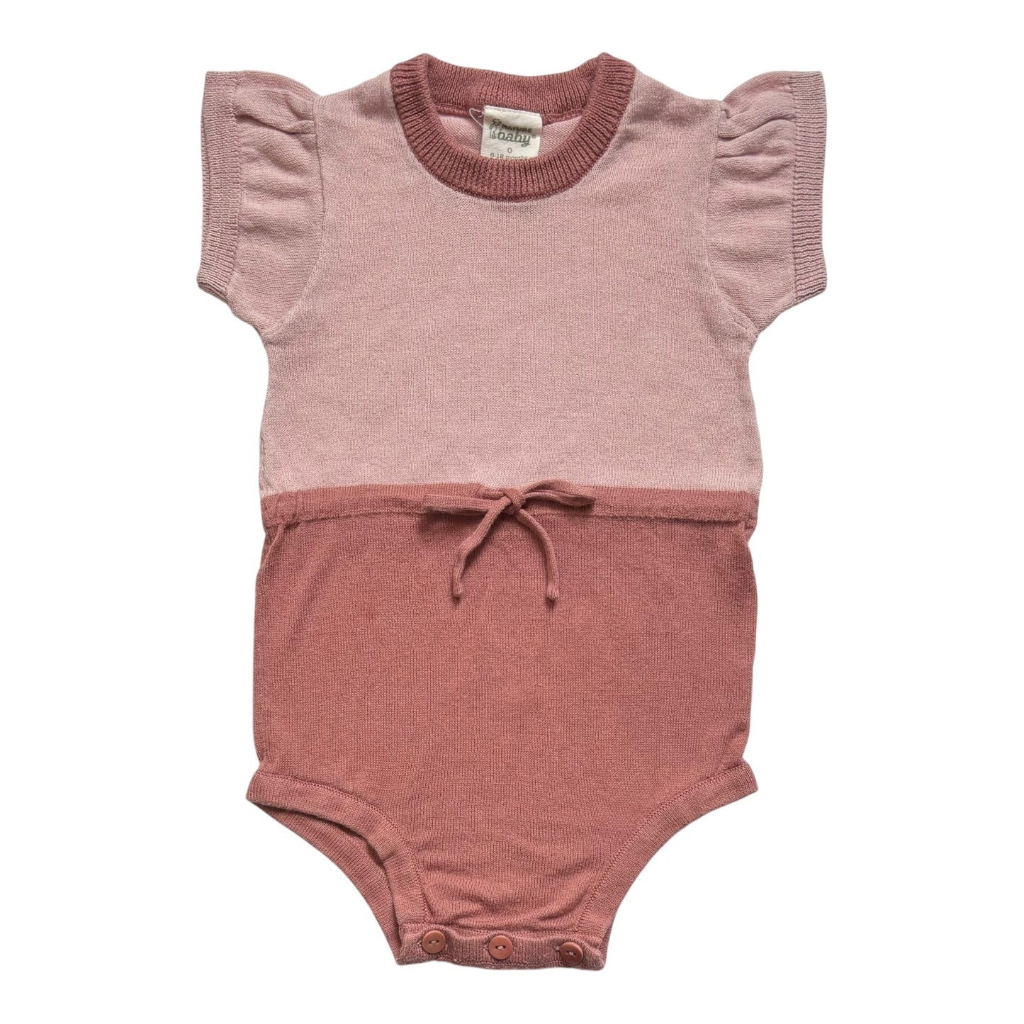 Nature Baby Knit Romper (Size 6-12M)