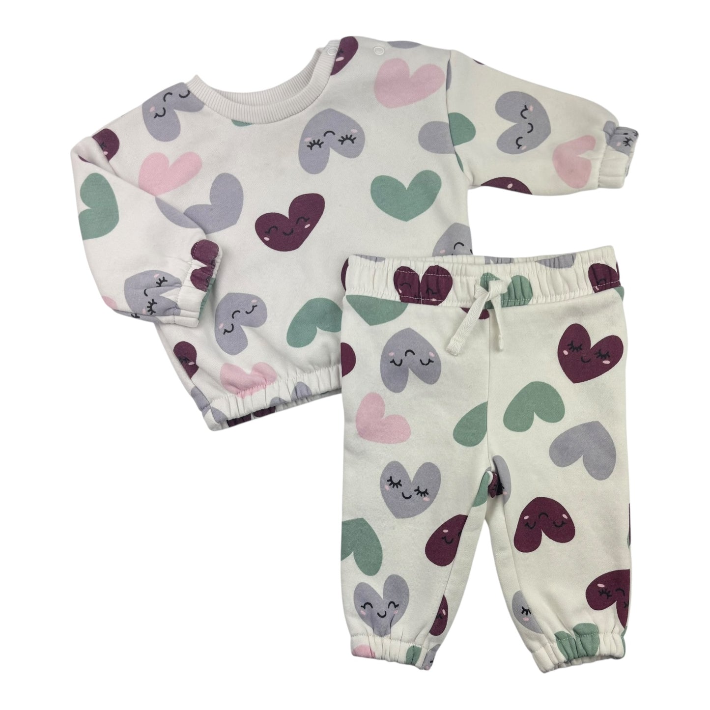 Primark Fleece Jumper & Pants (Size 3-6M)