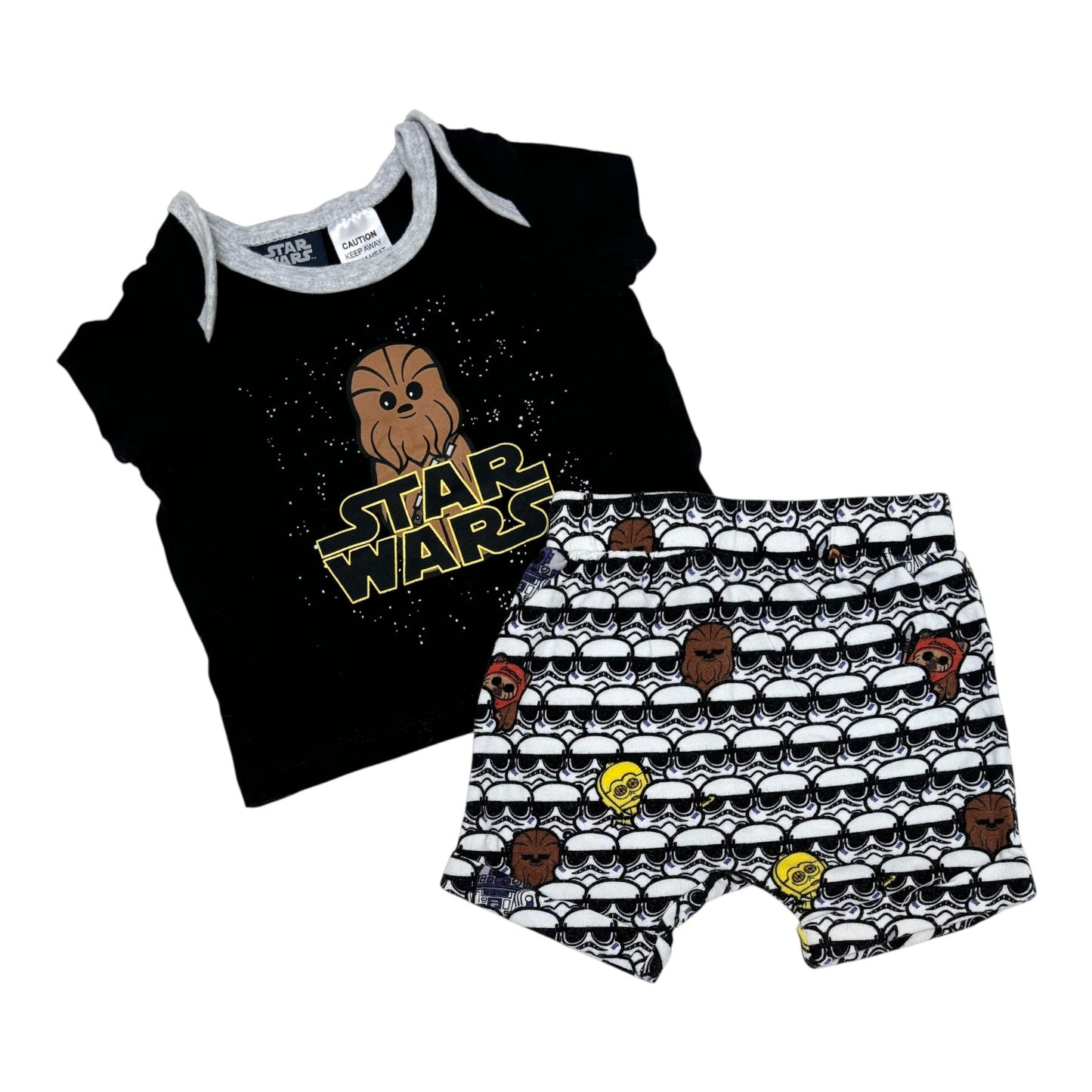 Peter Alexander Top & Shorts (Size 0-3M)