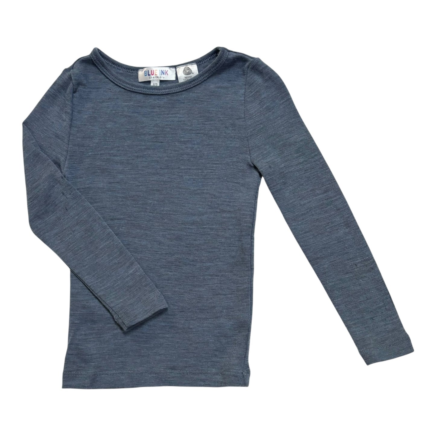 Blue Ink Merino Top (Size 3Y)