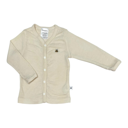 Dimples Merino Cardigan (Size 3-6M)