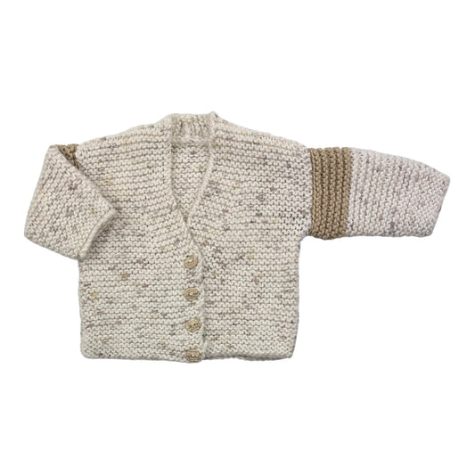 Handmade Knit Cardigan (Size NB)