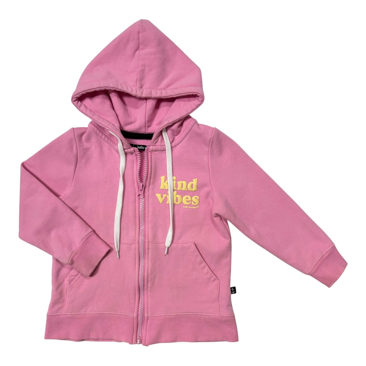 Hello Stranger Fleece Hoodie (Size 3Y)