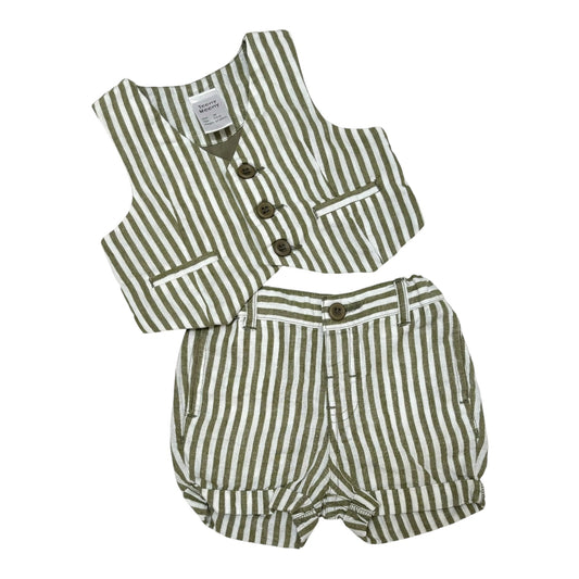 Teeny Weeny Vest & Shorts (3-6M)