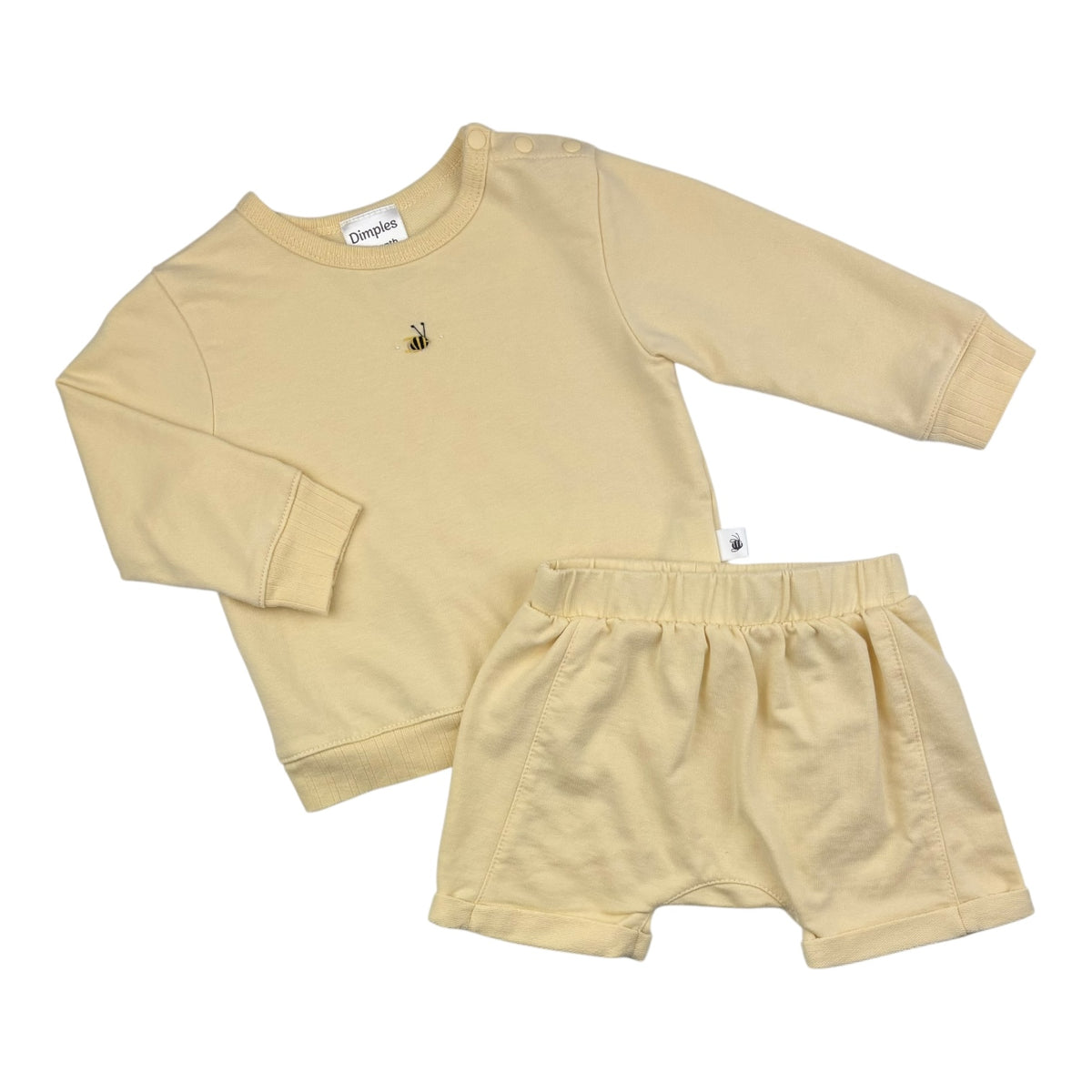 Dimples Jumper & Shorts (Size 3-6M)