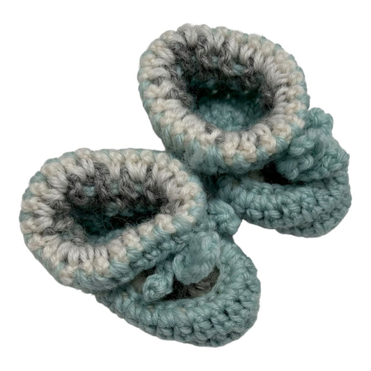 Handmade Knit Booties (0-3M)