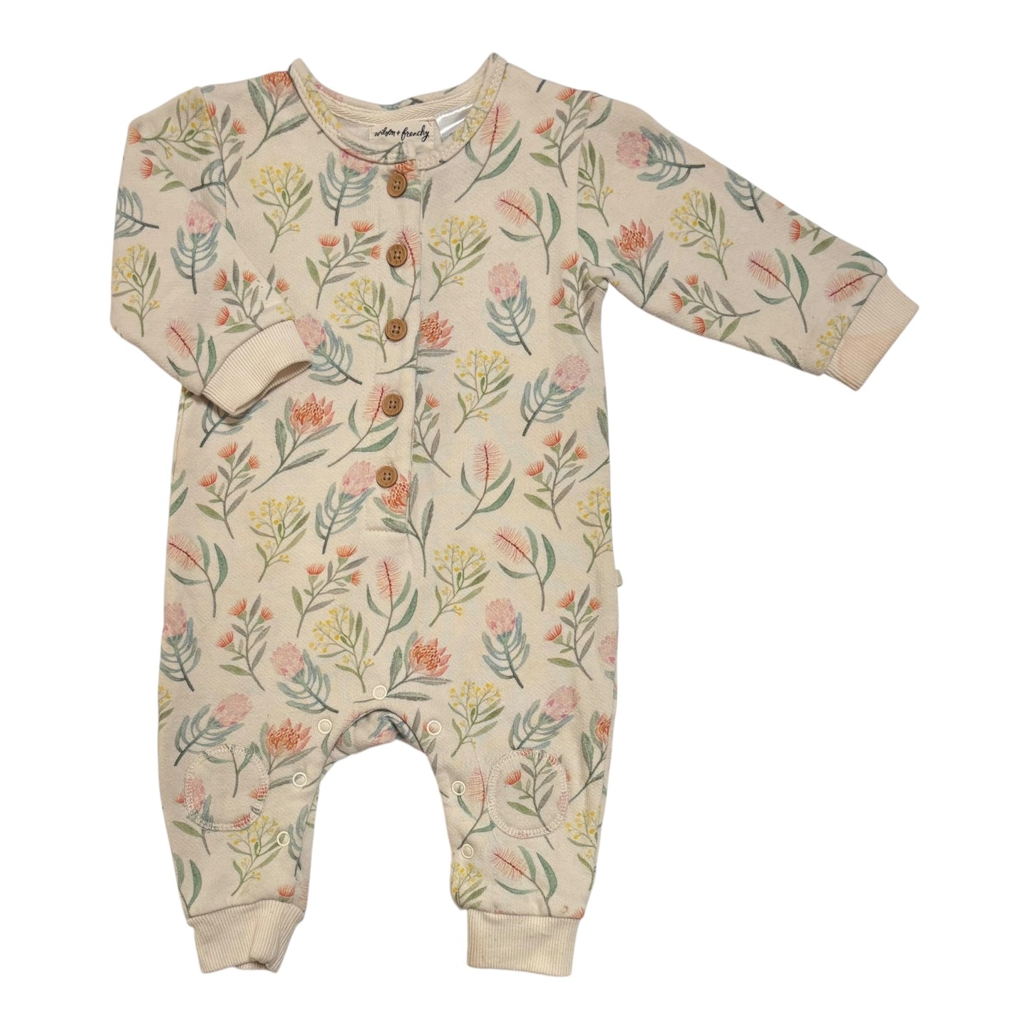 Wilson & Frenchy Fleece Onesie (Size 3-6M)