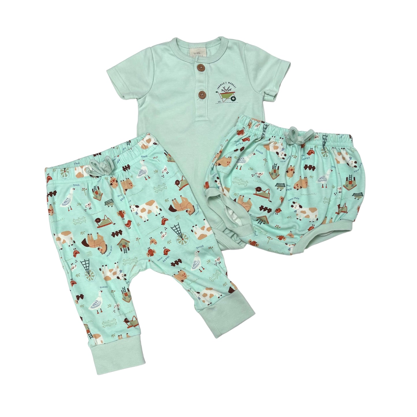 Little Bundle Bodysuit, Pants & Bloomers (0-3M)