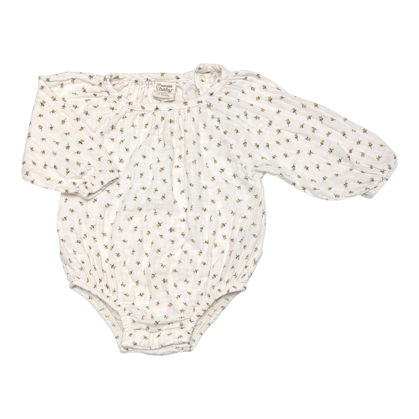 Nature Baby Romper (Size 0-3M)