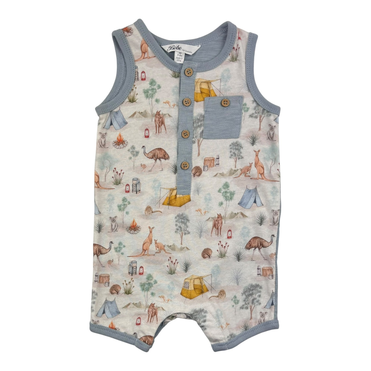 Bebe by Minihaha Romper (Size 3-6M)