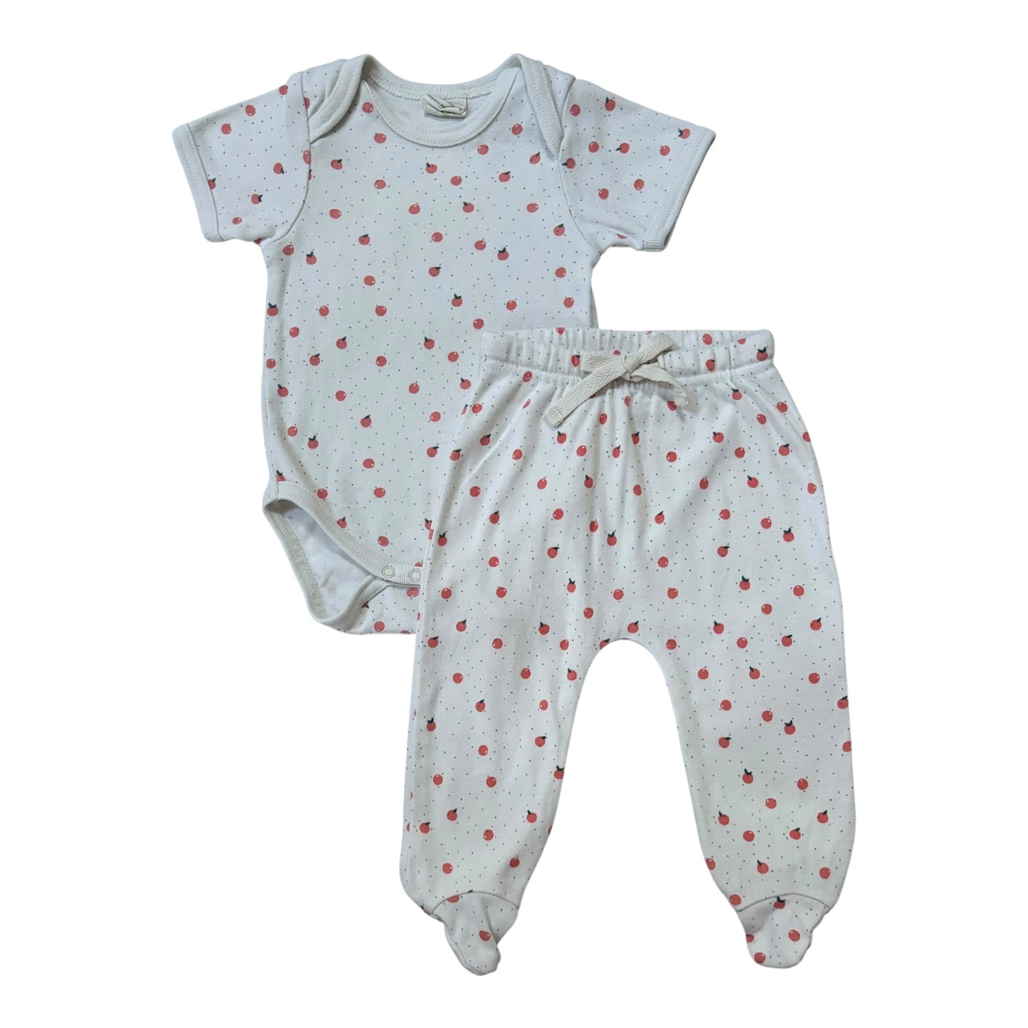 Nature Baby Bodysuit & Pants (Size 0-3M)