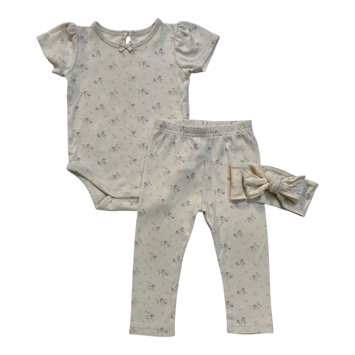Jamie Kay Bodysuit, Pants & Headband (Size 6-12M)