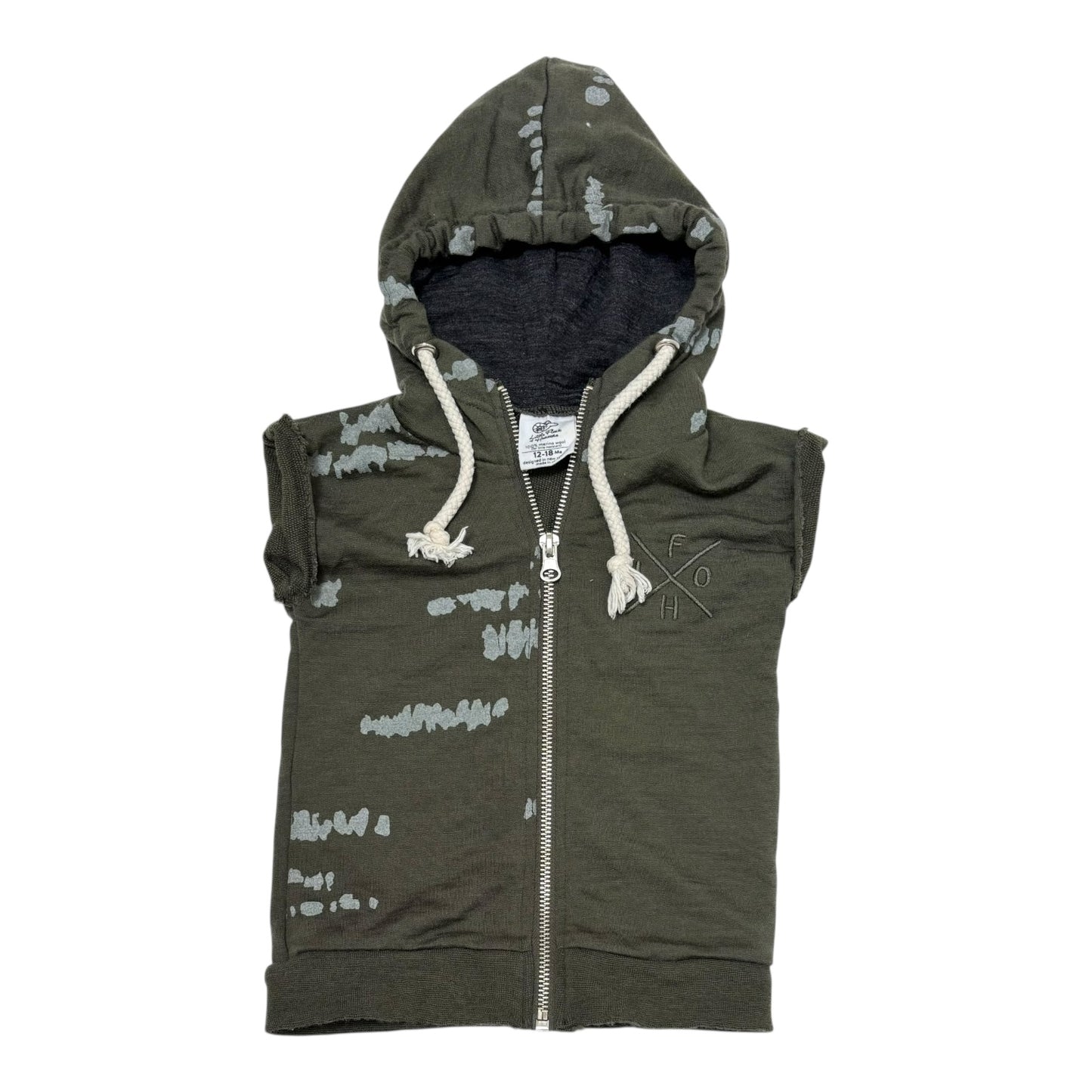 Little Flock of Horrors Merino Vest (Size 12-18M)