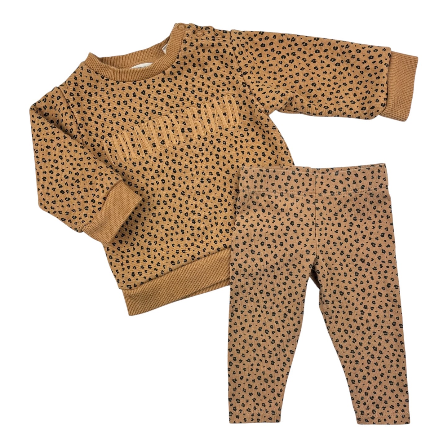 Country Road Fleece Jumper & Pants (Size 0-3M)