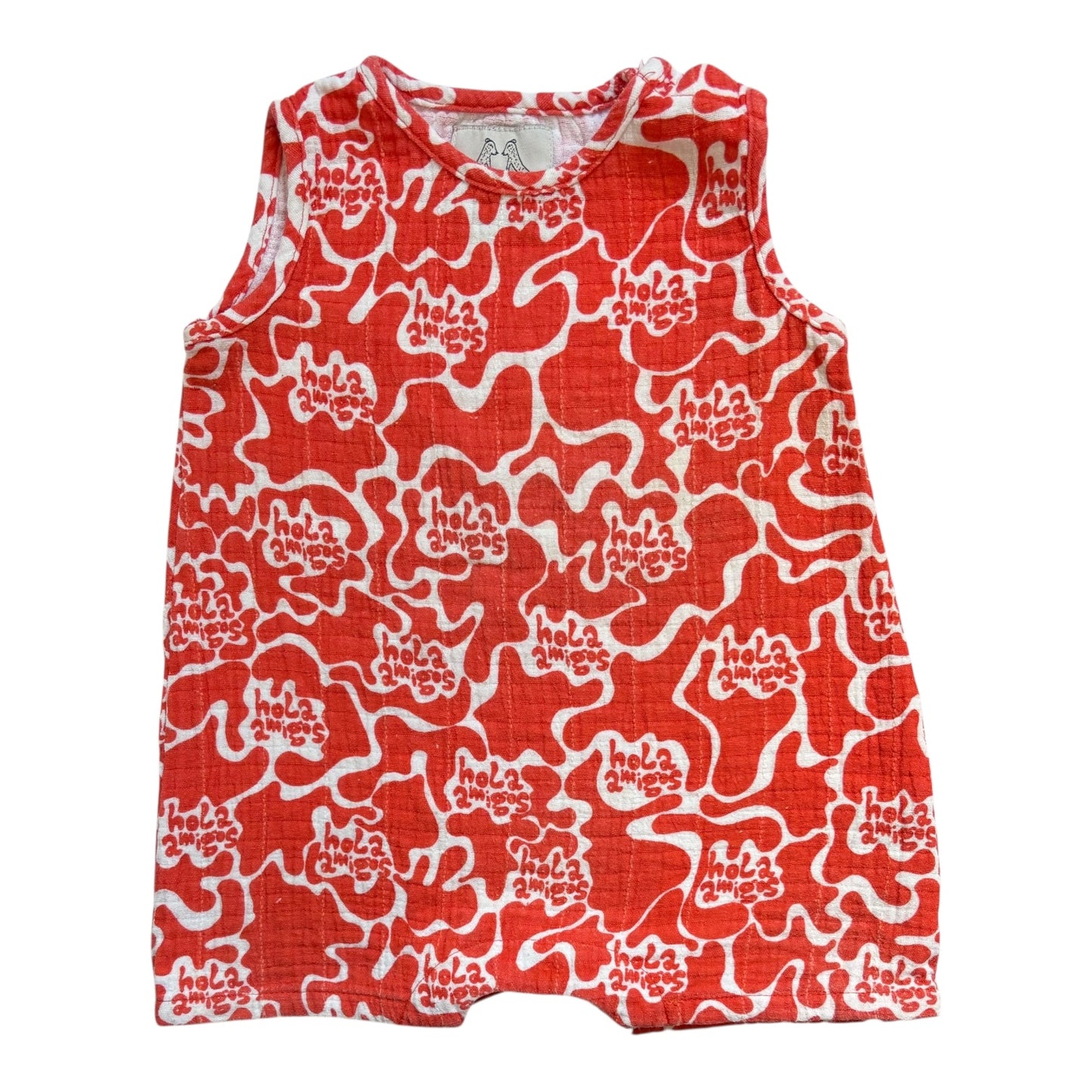 By Billie Romper (Size 6-12M)