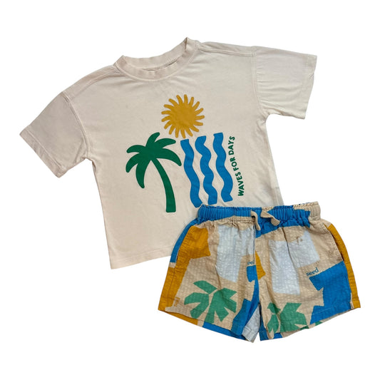 Seed Heritage Top & Shorts (Size 3Y)