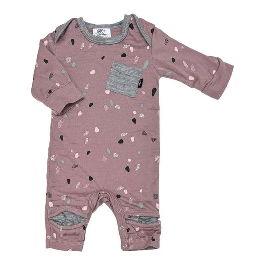 Little Flock Of Horrors Merino Onesie (0-3M)