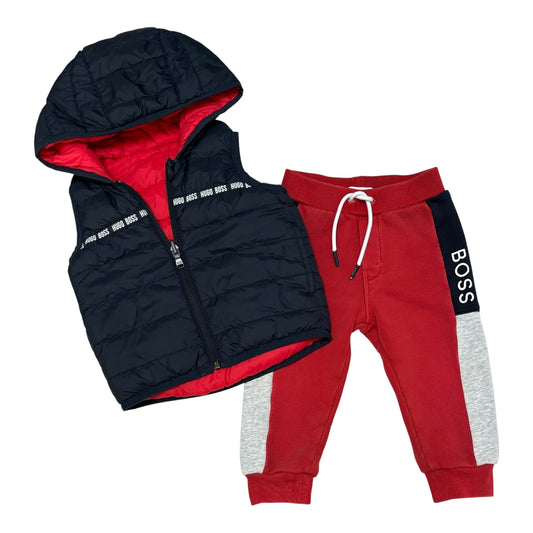Hugo Boss Reversible Vest & Pants (18M)