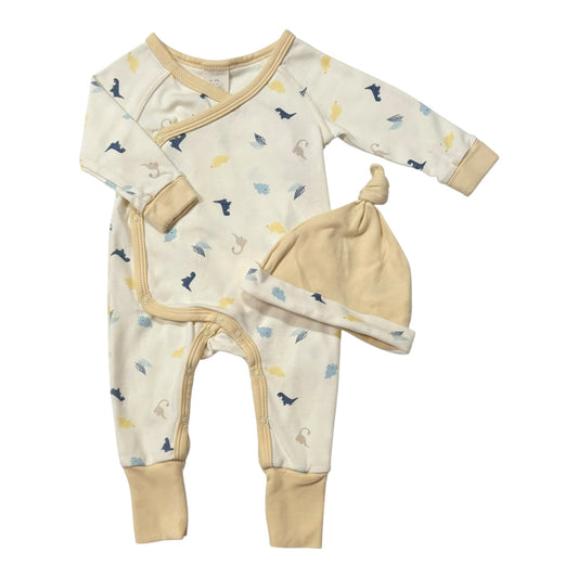 Little Bundle Onesie & Beanie (Size 0-3M)