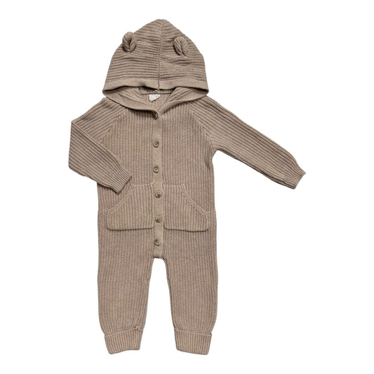 Jamie Kay Bear Knit Onesie (Size 12-18M)