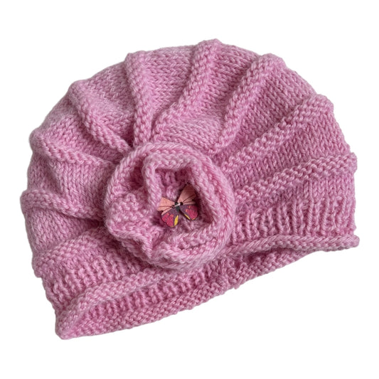 Handmade Knit Beanie (Size 3Y)