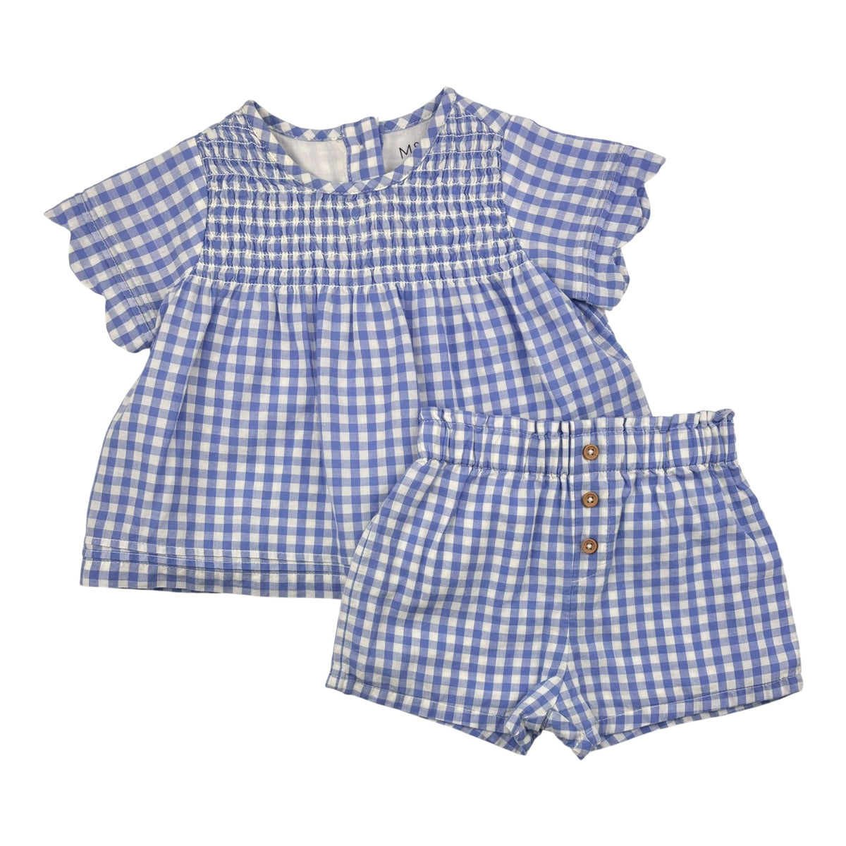 Marks & Spencer Top & Shorts (Size 0-3M)