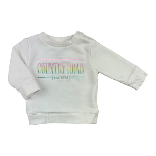 Country Road Fleece Jumper (Size 0-3M)