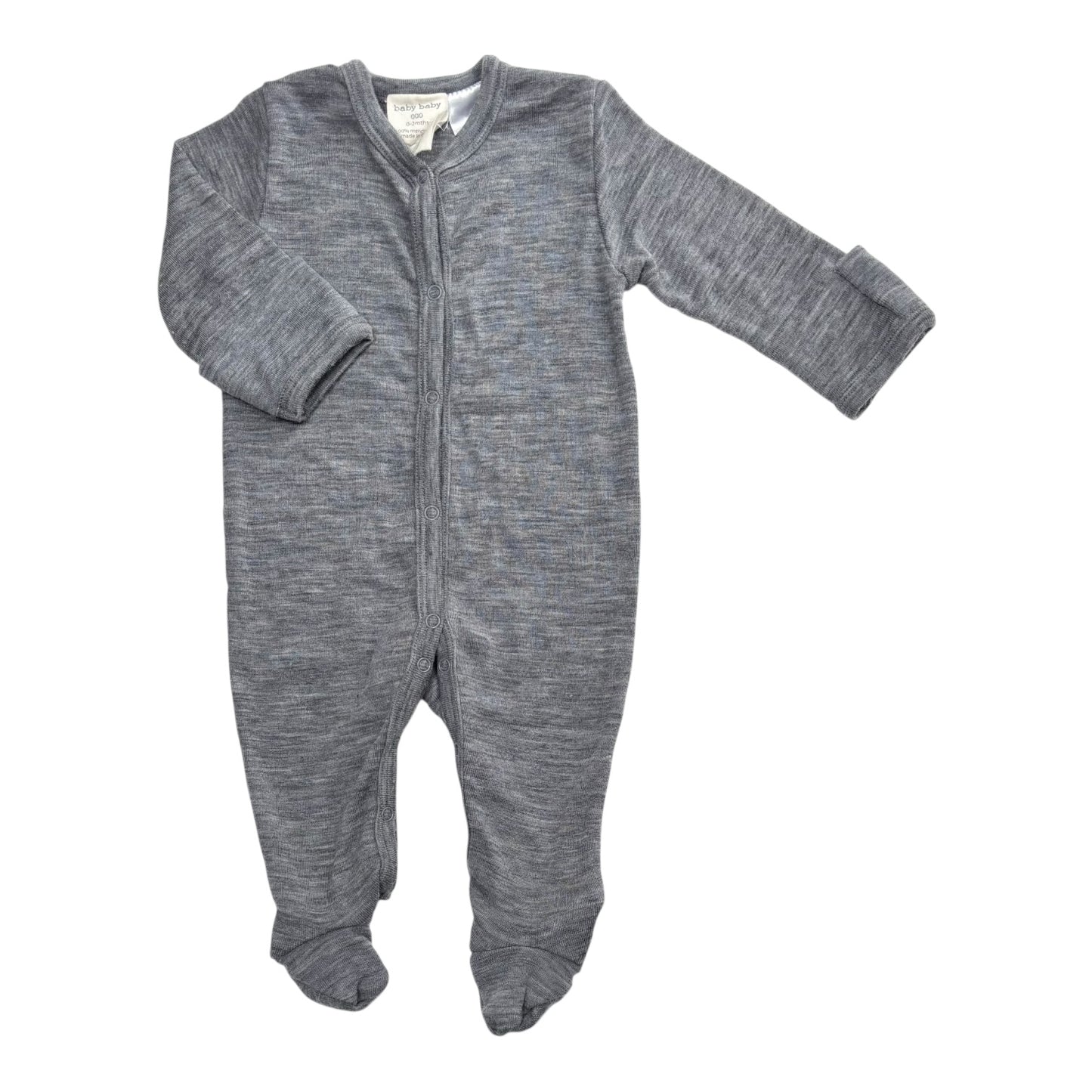Baby Baby Merino Onesie (Size 0-3M)