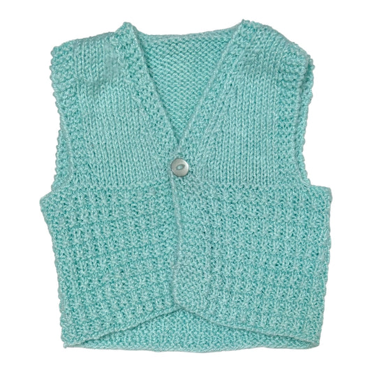 Handmade Knit Vest (Size 0-3M)